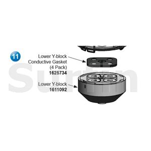 Těsnění spodního bloku Y, sada 4 ks  (pův.1608603)