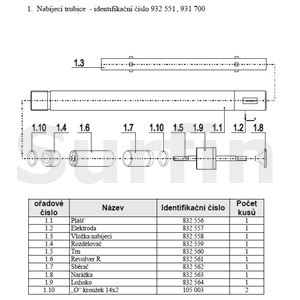 Nabíjecí trubice TC2 Prsten 031, EKP (universal)