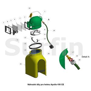 Regulační ventil s řemenem komplet