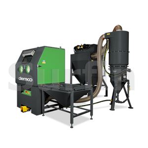 Pulsar VI PLUS tlaková kabina s tryskacím kotlem 1628 (40L), cyklon 16,8m3/min, dva patronové filtry