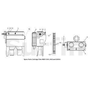 Spona sací hadice 180 mm (7”)