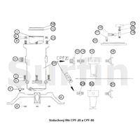 Bezpečnostní ventil pro CPF-20 1/4", 8 bar