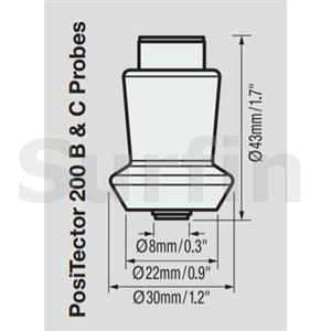 Sonda 200 C - 50 - 3800 µm