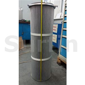 Filtrační patrona 340-1000 mm PES - bajonet, 260 g/m2
