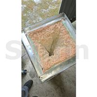 Filtrační rukávec G4+PSG2" 330x1000 mm/dno 250x250 mm