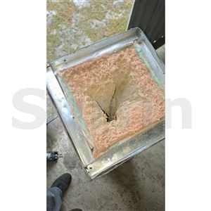 Filtrační rukávec G4+PSG2" 330x1000 mm/dno 250x250 mm