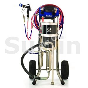 Merkur 48:1, 75ccm, Airmix, na vozíku, AA hadice a pistole G40