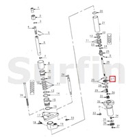 Zámek sacího ventilu pro pumpu NOVA 55:1 (N202/50)