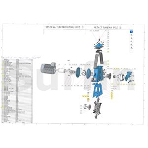 Rozdělovač abraziva pevný / distributor (UN 108101)